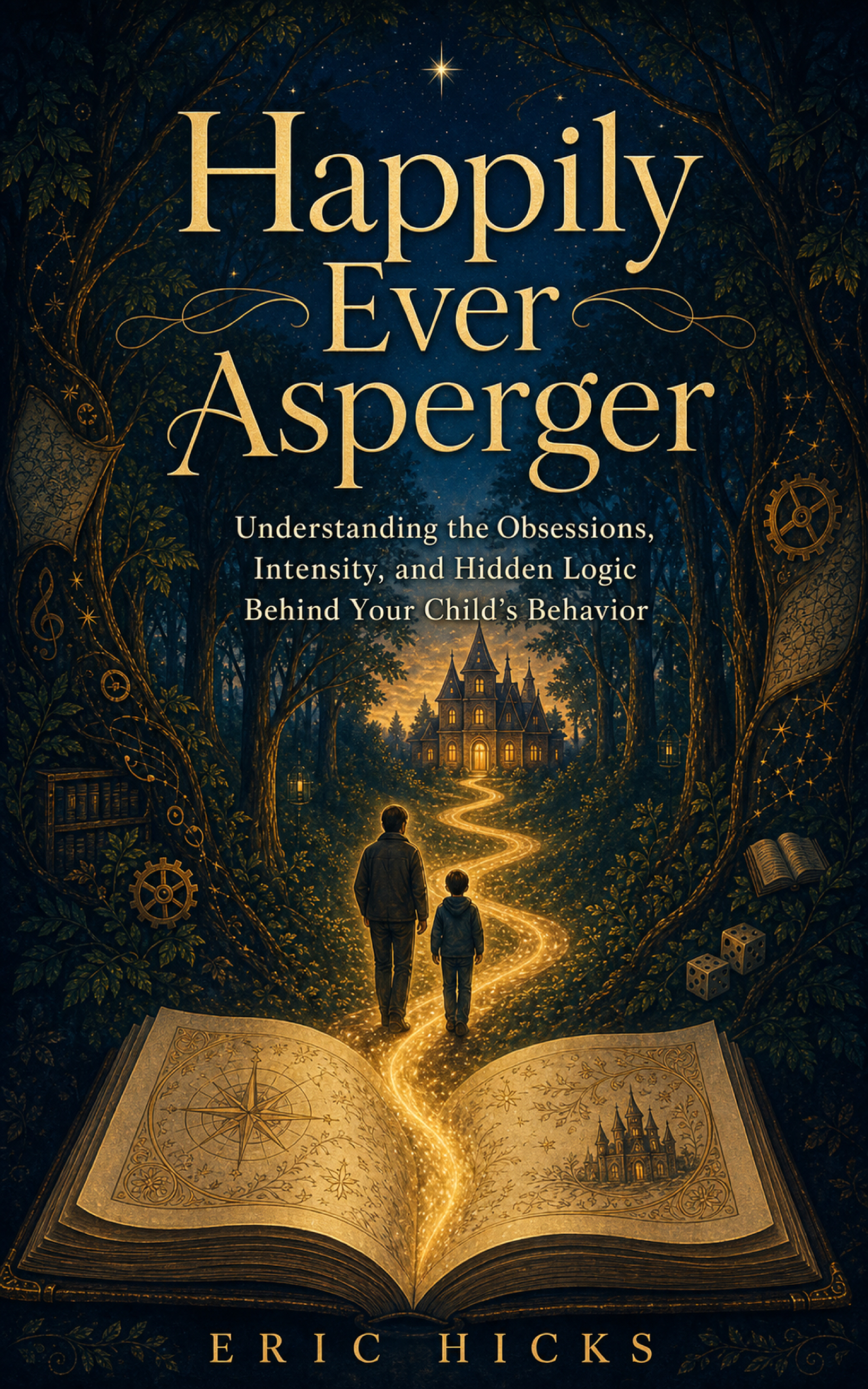 Happily Ever Asperger book cover by Eric Hicks